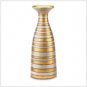 38668 Metallic Stripe Vase