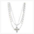 12001 Pearl Cross Necklace