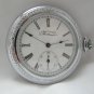 Vintage American Waltham Side Winder Open Face Pocket Watch Circa 1893