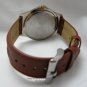 Gruen Mens Quartz Wrist Watch w/ Handsome Leather Band