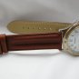 Gruen Mens Quartz Wrist Watch w/ Handsome Leather Band
