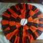 Custom Halloween Colors Twirl Skirt  Orange and Black Print