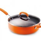Rachael Ray 12" Inch Covered Deep Saute - Orange