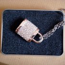 Diamond Pad Lock Thumb Drive