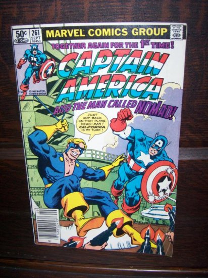 Newsstand or Direct Sep 1981 Choose One 1st App Nomad Details about  / Captain America #261