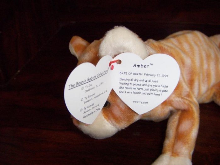 amber beanie baby 1999