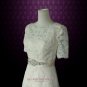 Modest Wedding Dress with Sleeves Vintage Lace Wedding Dress with Jewel Neck | Laura