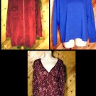 Lot Jones NY Casual Corner Old Navy Tops Womens XL