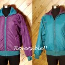 Columbia Women Reversible Purple Teal Jacket M Outerwear