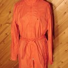 Eddie Bauer Peach Pack Away Trench Jacket XL NWT