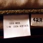 Fairfax Mens Wool Taupe Blazer Sportcoat 42R Silk Tie