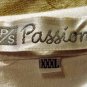 Passion White Cotton/Lycra 2 pc Pant Jacket Outfit 12