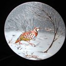 Haviland Limoges Hetreau Xmas 1970 Plate Partridge Tree