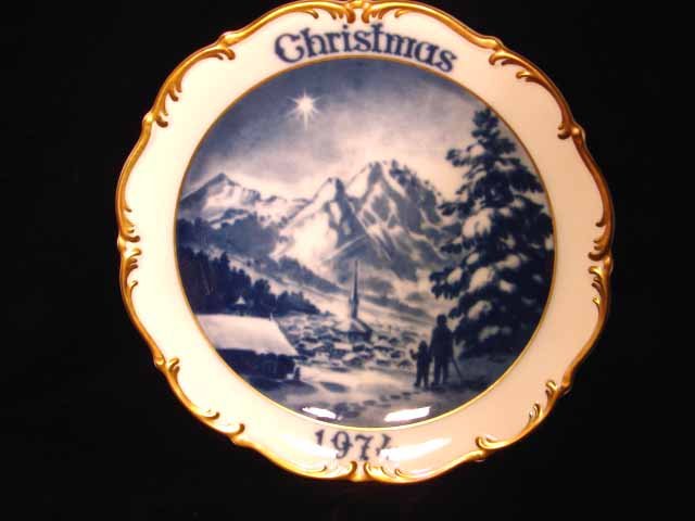 Dresden West Germany Limited Edition Xmas 1971 Plate