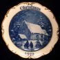 Dresden West Germany Limited Edition Xmas 1972 Plate