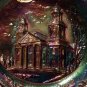 Fenton Carnival Glass Xmas 1972 Two Horned Church Plate