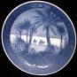 Royal Copenhagen Denmark 1972 Xmas Plate In the Desert