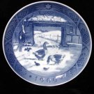 Royal Copenhagen Denmark 1969 Xmas Plate Old Farmyard