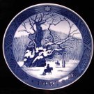 Royal Copenhagen Denmark 1967 Xmas Plate The Royal Oak