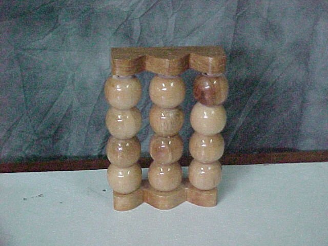 Foot Massager w/ 12 ball roller design Natural