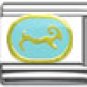 ITALIAN CHARM 9MM STAINLESS STEEL  PHOTO ZODIAC ARIES