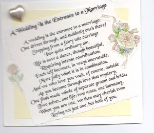Wedding poem