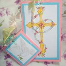 Cross & dove bookmark