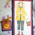 Gardening angel bookmark