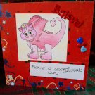 Have a Magical day red dragon card