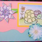 Sleepy turtle card