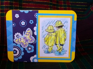 Rainy day card