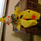 Sitting Clown Vintage Porcelain Figurine