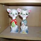 Adorable Vintage Cat Salt and Pepper Shakers Japan - REDUCED PRICE!