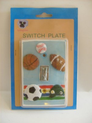 4 Sport switchplate (single light switch)