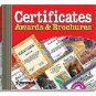 Certificates Awards & Brochures (CD-ROM)