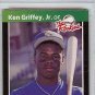 1989 Donruss Rookies Ken Griffey JR PSA 8 rookie card