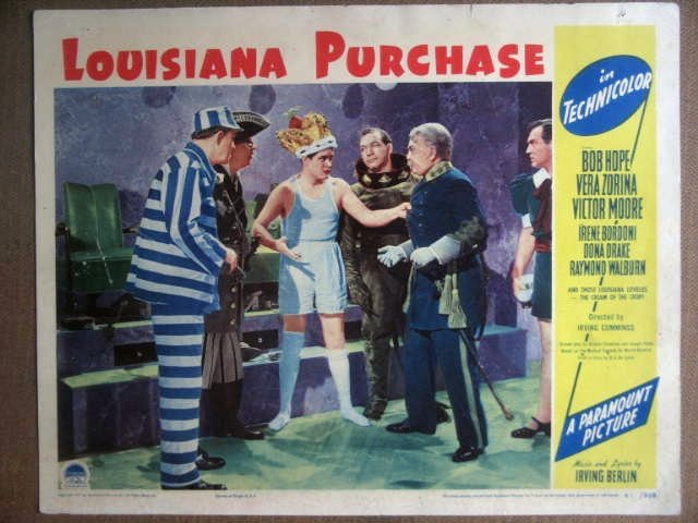 Gy14 Louisiana Purchase Bob Hope 1941 Lobby Card