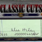 2007 Upper Deck Sweet Spot Classic Cuts Alex Haley:  Roots, Malcolm X