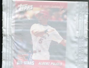 2002 Cracker Jack Prize Toy Albert Pujols in Wrapper