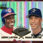 1996 Select Certified Interleague Preview SAMPLE #20 of 25 Kenny Lofton & Brian Hunter