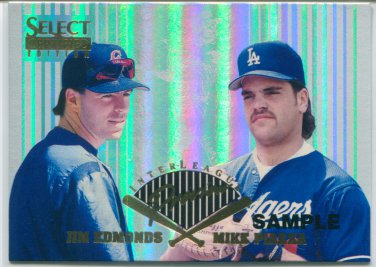 1996 Select Certified Inter-League Preview SAMPLE #4 Mike Piazza & Jim Edmonds