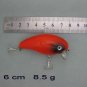 Free Shipping 6 pcs/Lot Plastic Fishing Lures