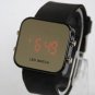 Free Shipping 8 pcs/lot New Mirrored Surface LED Watches