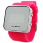 Free Shipping 2 pcs/lot New Mirrored Surface LED Watches