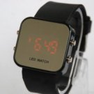 Free Shipping 2 pcs/lot New Mirrored Surface LED Watches