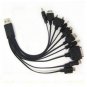 Free Shipping---10-in-1 USB charging cable_5 pcs/lot