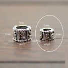 925 sterling Silver Tibet Script Bead AA06 - wholesale Bracelets & Necklace accessories