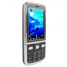 Quad Band Dual SIM Cellphone - Slim Touchscreen Mobile (Black)