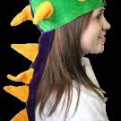 Dragon Style Purple Green & Yellow Mardi Gras Hat