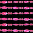 48" Metallic Pink Twist Beads Party Favors